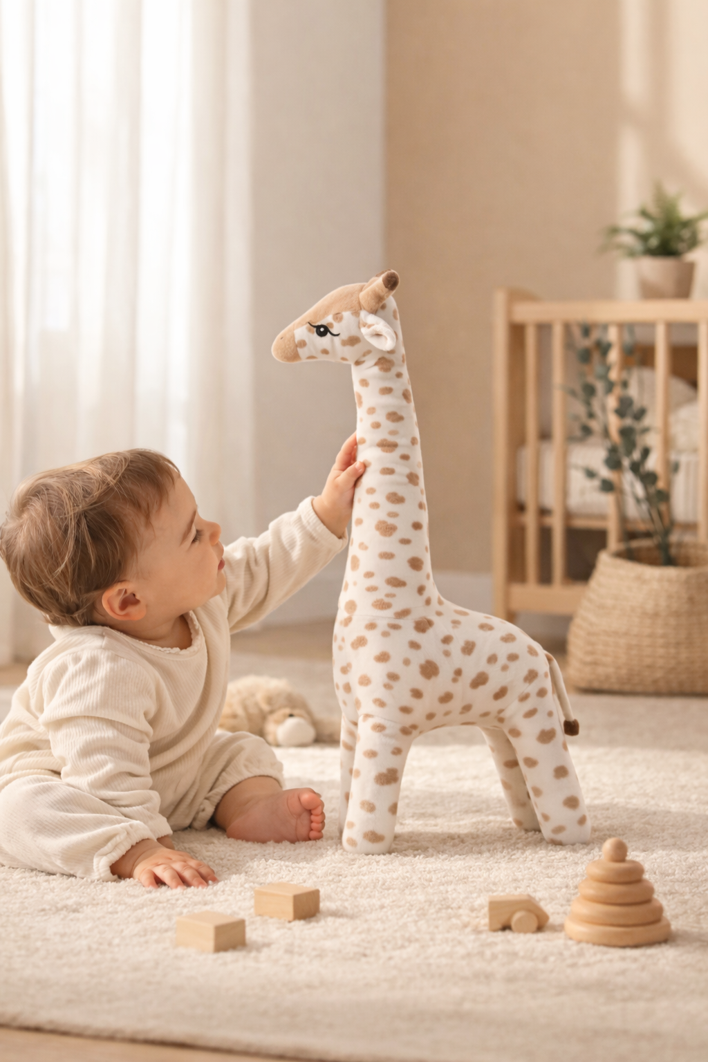 Mon Grand Ami | Standing Giraffe Plush